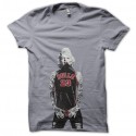 Shirt marilyn monroe chicago bulls en gris pour homme et femme