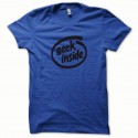Shirt GEEK Inside noir/bleu royal pour homme et femme