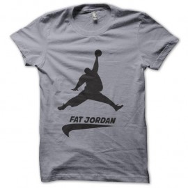 Shirt fat jordan parodie air jordan gris pour homme et femme