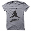 Shirt fat jordan parodie air jordan gris pour homme et femme