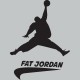 Shirt fat jordan parodie air jordan gris pour homme et femme