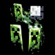 Shirt minecraft noir pour homme et femme