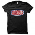 Shirt morbidly american noir pour homme et femme