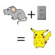 Shirt addition pikachu blanc pour homme et femme