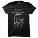 Shirt my geek experience blanc pour homme et femme