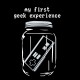 Shirt my geek experience blanc pour homme et femme