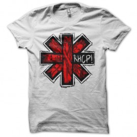 Shirt Red Hot Chili Peppers logo original blanc pour homme et femme