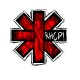 Shirt Red Hot Chili Peppers logo original blanc pour homme et femme