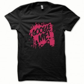 Shirt Google Me rouge/noir pour homme et femme