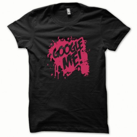 Shirt Google Me rouge/noir pour homme et femme