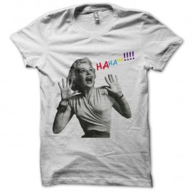 Shirt monroe qui crie blanc pour homme et femme
