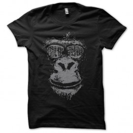 Shirt monkey glasses en noir pour homme et femme