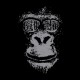 Shirt monkey glasses en noir pour homme et femme