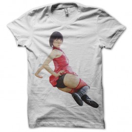 Shirt sexy fille asiatique en blanc pour homme et femme