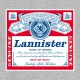 Shirt GoT Lannister beer gris pour homme et femme