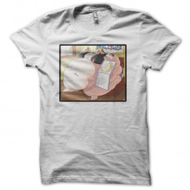 Shirt fat nami de one piece en blanc pour homme et femme