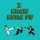 Shirt I know kung fu bleu ciel pour homme et femme