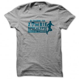 Shirt zombie training gris pour homme et femme