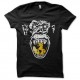 Shirt angry monkey jaune sur noir pour homme et femme