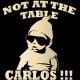 Shirt bebe carlos pas a table film very bad trip or sur noir pour homme et femme