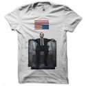 Shirt house of cards franck underwood blanc pour homme et femme