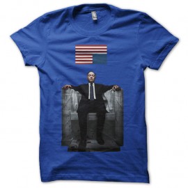 Shirt house of cards franck underwood bleu royal pour homme et femme