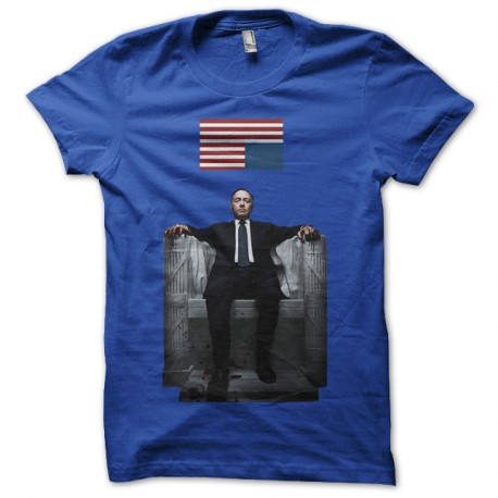 Shirt house of cards franck underwood bleu royal pour homme et femme