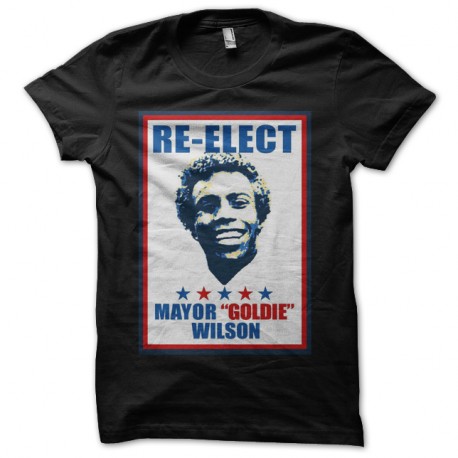 Shirt Reelect Goldie Wilson Affiche noir pour homme et femme