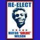 Shirt Reelect Goldie Wilson Affiche bleu pour homme et femme