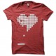 Shirt heart gamers en rouge pour homme et femme