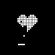 Shirt heart gamers en noir pour homme et femme