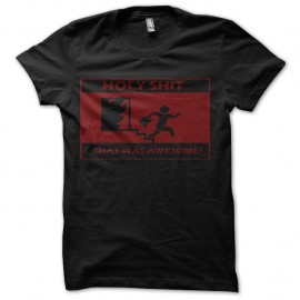 Shirt holy shit c'etait genial en noir pour homme et femme