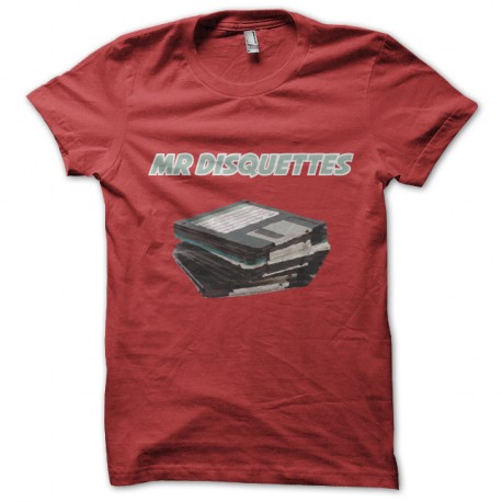 Shirt monsieur disquette le roi des menteurs en rouge pour homme et femme