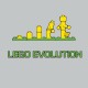 Shirt lego evolution gris pour homme et femme
