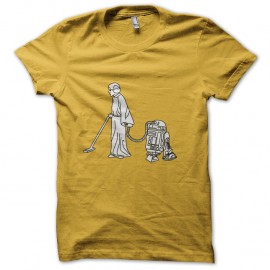 Shirt R2-D2 jaune pour homme et femme