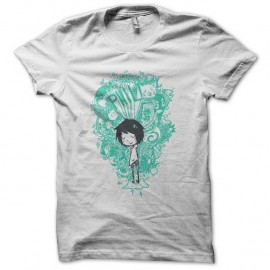 Shirt graphique enfant blanc pour homme et femme