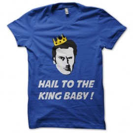 Shirt hail to the king baby bleu pour homme et femme