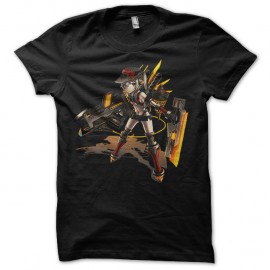 Shirt Gun girl anime noir pour homme et femme
