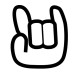 Shirt logo you rock en blanc pour homme et femme