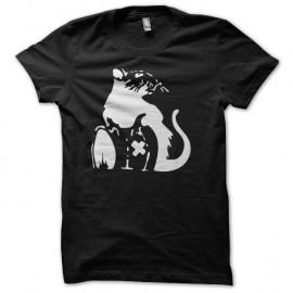 Shirt Banksy Toxic Rat noir pour homme et femme