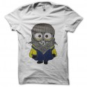 Shirt minion gangster blanc pour homme et femme