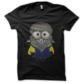 Shirt minion gangster noir pour homme et femme