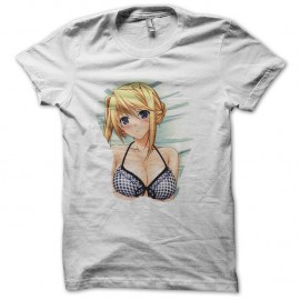 Shirt cube girl anime blanc pour homme et femme