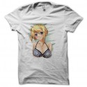 Shirt cube girl anime blanc pour homme et femme