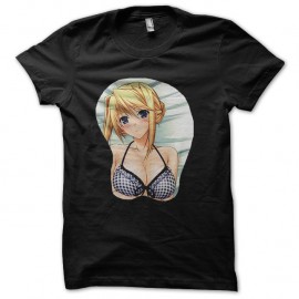 Shirt cube girl anime noir pour homme et femme