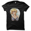 Shirt cube girl anime noir pour homme et femme