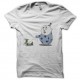 Shirt clown triste blanc pour homme et femme
