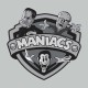 Shirt les maniacs fantastique gris pour homme et femme