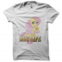 Shirt poney calins blanc pour homme et femme