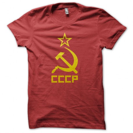 Shirt CCCP soviet rouge pour homme et femme